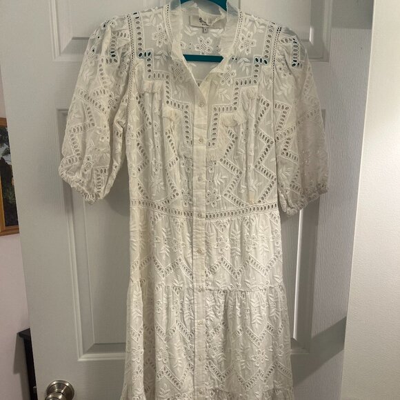 Sea NY Lace Eyelet Dress - Picture 3 of 7